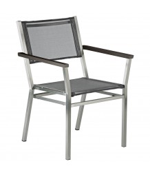 Barlow Tyrie - Equinox Dining Armchair in Platinum